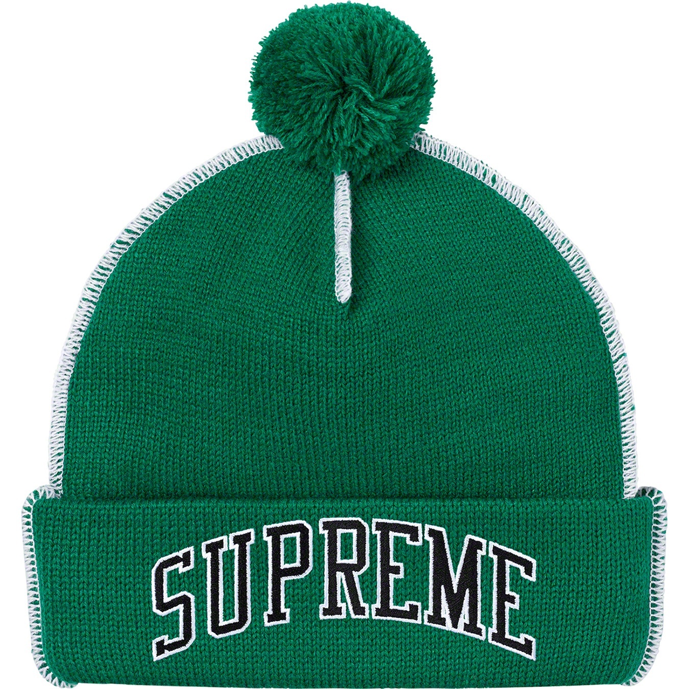 Contrast Stitch Beanie view 4